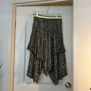 Alice and Olivia Tarina Neon Midi Skirt